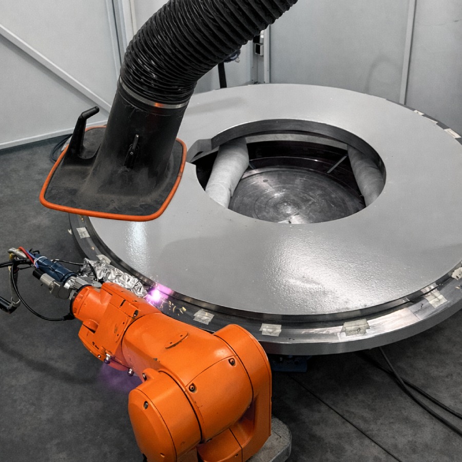 Reparatur mittels Laserauftragschweißen